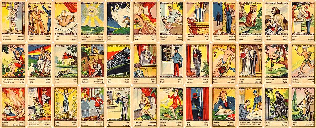 Meaning ancient Fortune Telling Cards